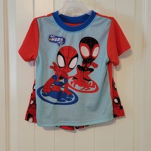 Set of Spidey Pajamas Size 5T